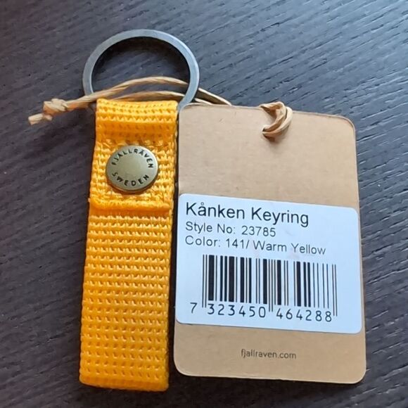 Fjallraven Kånken warm yellow Keyring NWT - Picture 8 of 8